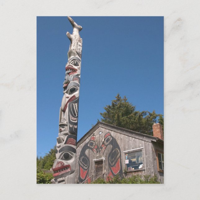 North America, Canada, Queen Charlotte Islands, 3 Postcard (Front)