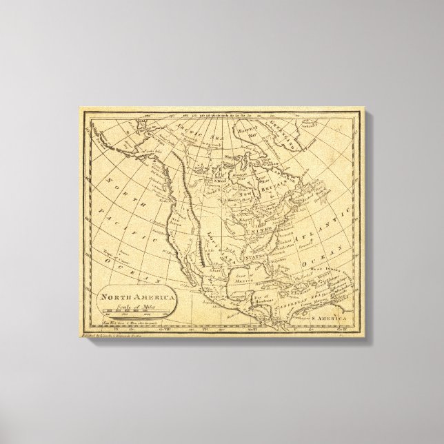 North America Canvas Print (Front)