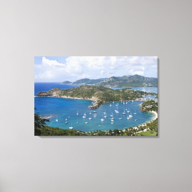 North America, Caribbean, Antigua. English Canvas Print (Front)