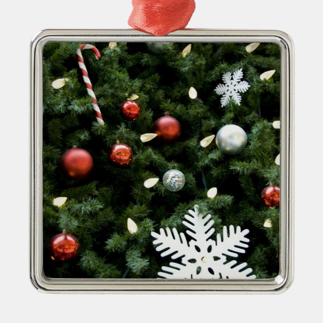 North America. Christmas decorations on tree. 4 (Front)
