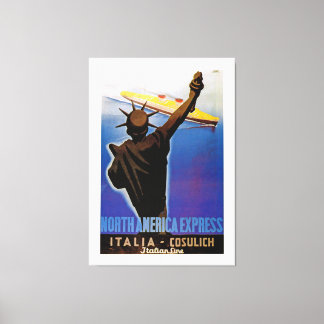 North America Express ~ Italian Line - XL Canvas Print