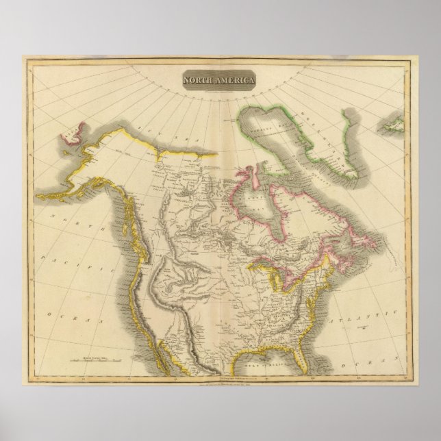 North America map 2 Poster (Front)