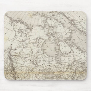 North America Map Mouse Pad
