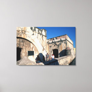 North America, Mexico, Veracruz. San Juan Ulua Canvas Print