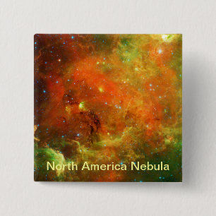 North America Nebula 15 Cm Square Badge
