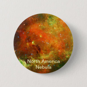 North America Nebula 6 Cm Round Badge