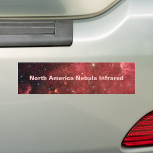 North America Nebula Infrared Bumper Sticker