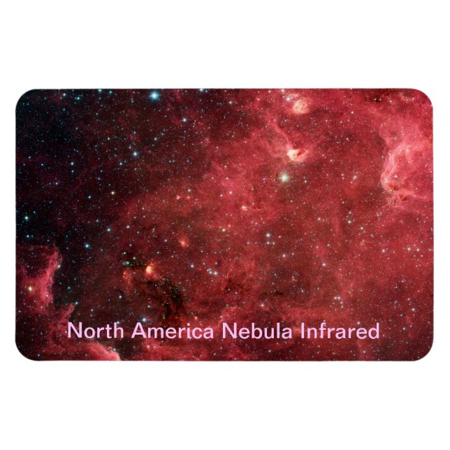 North America Nebula Infrared Magnet (Horizontal)