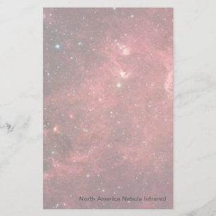North America Nebula Infrared Stationery