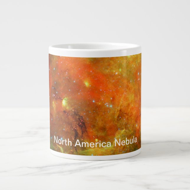 North America Nebula Large Coffee Mug (Front)