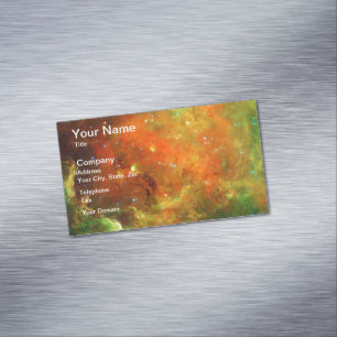 North America Nebula Magnetic Business Card
