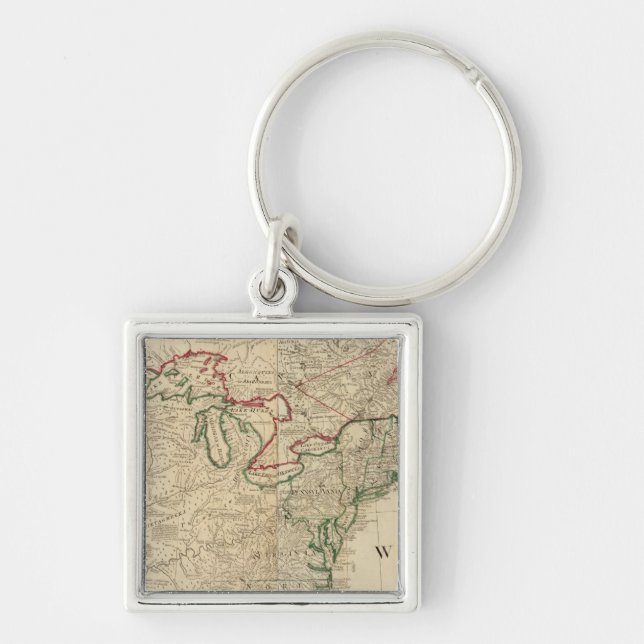 North America north Key Ring (Front)