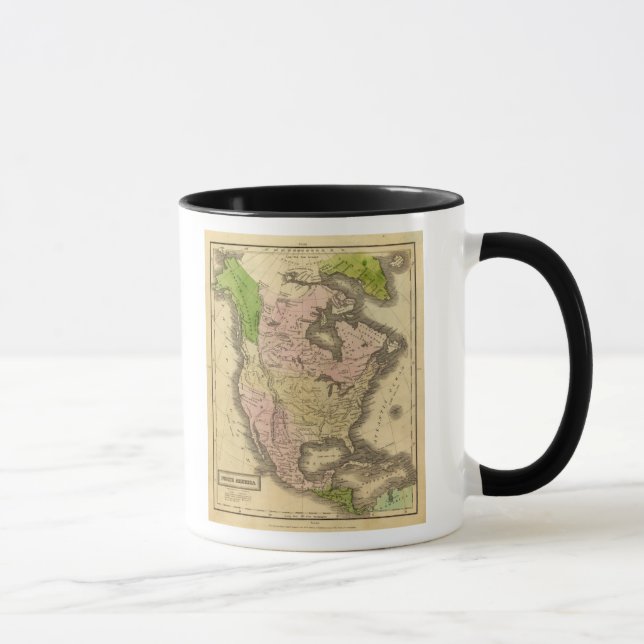 North America Olney Map Mug (Right)