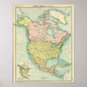 North America political Poster