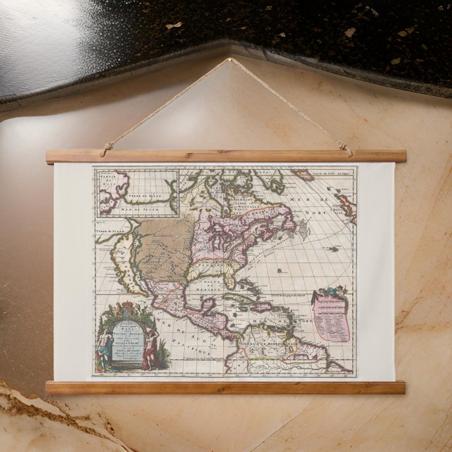 North America Rare Historical Old World Map  Hanging Tapestry (Creator Uploaded)