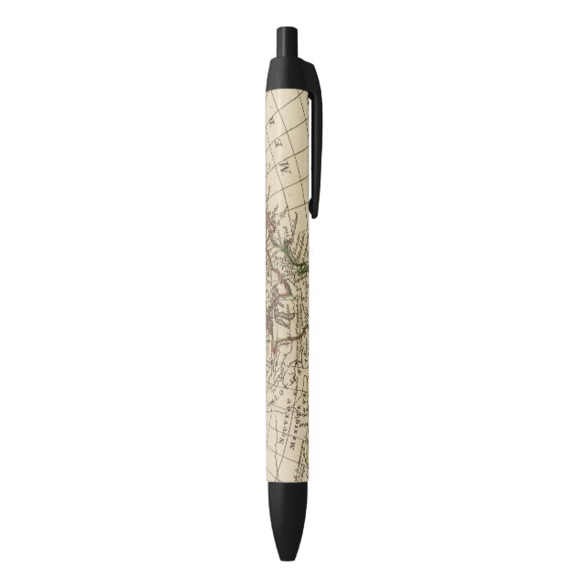 North America School Black Ink Pen (Bottom (Vertical))