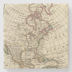 North America School Stone Coaster