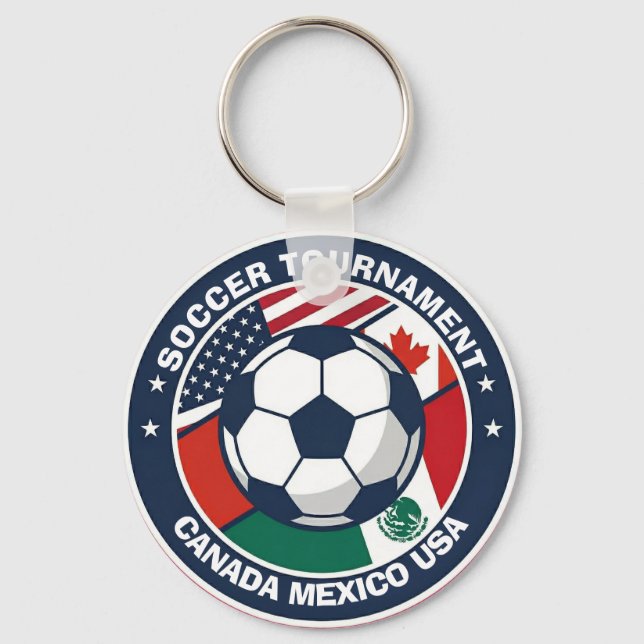North America Soccer Tournament Key Ring (Front)