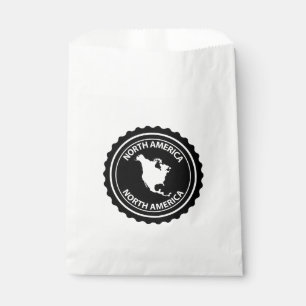 North America stamp Favour Bags