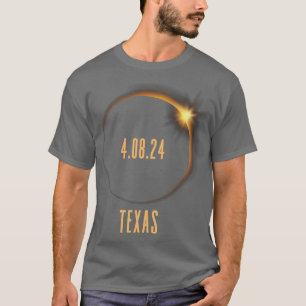 North America Total Solar Eclipse 2024 Texas USA T-Shirt