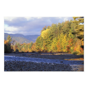 North America, US, NH, Saco River. Cobble Photo Print