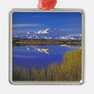 North America, USA, Alaska, Denali NP, Metal Tree Decoration