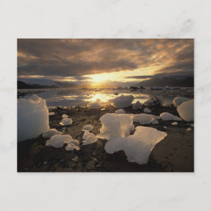 North America, USA, Alaska, Ice Bay, Icescape, Postcard
