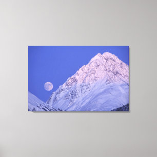 North America, USA, Alaska, Knik River, Canvas Print