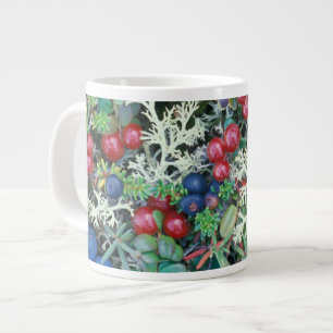 North America, USA, Alaska, Landscape, berries Large Coffee Mug