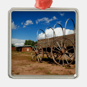 North America, USA, Arizona, Navajo Indian 2 Metal Tree Decoration