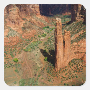 North America, USA, Arizona, Navajo Indian 7 Square Sticker