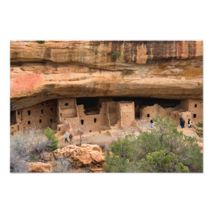 North America, USA, Colorado. Cliff dwellings Photo Print