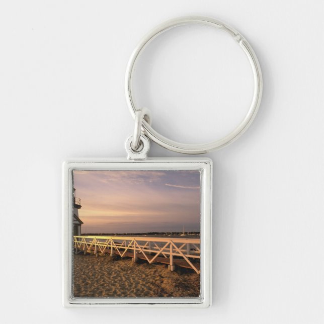 North America, USA, Massachusetts, Nantucket 3 Key Ring (Front)
