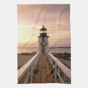 North America, USA, Massachusetts, Nantucket 4 Tea Towel