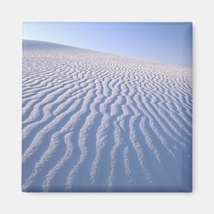 North America, USA, New Mexico, White Sand Dunes Magnet