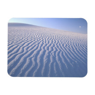 North America, USA, New Mexico, White Sand Dunes Magnet
