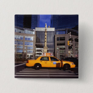 North America, USA, New York, New York City 15 Cm Square Badge