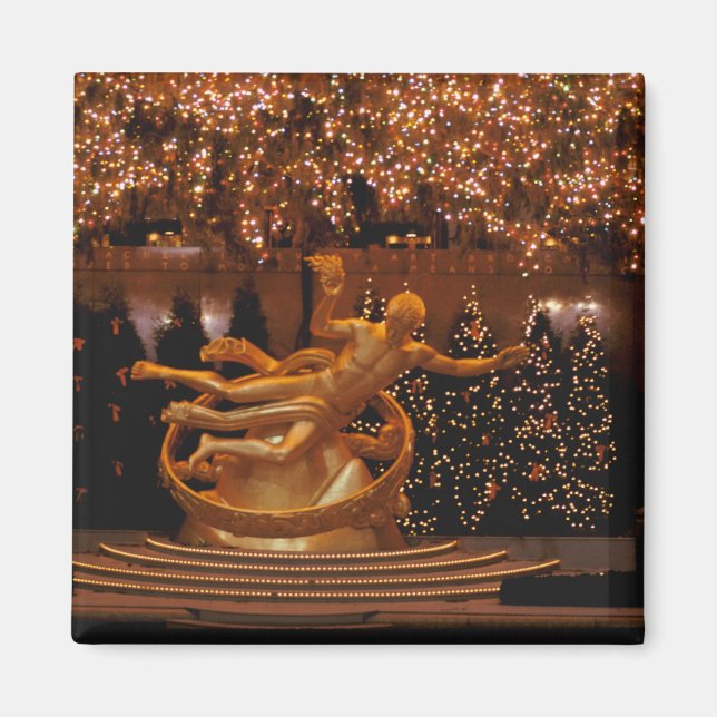 North America, USA, New York, New York City. 6 Magnet (Front)