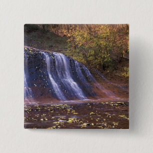 North America, USA, Utah, Zion National Park. 15 Cm Square Badge