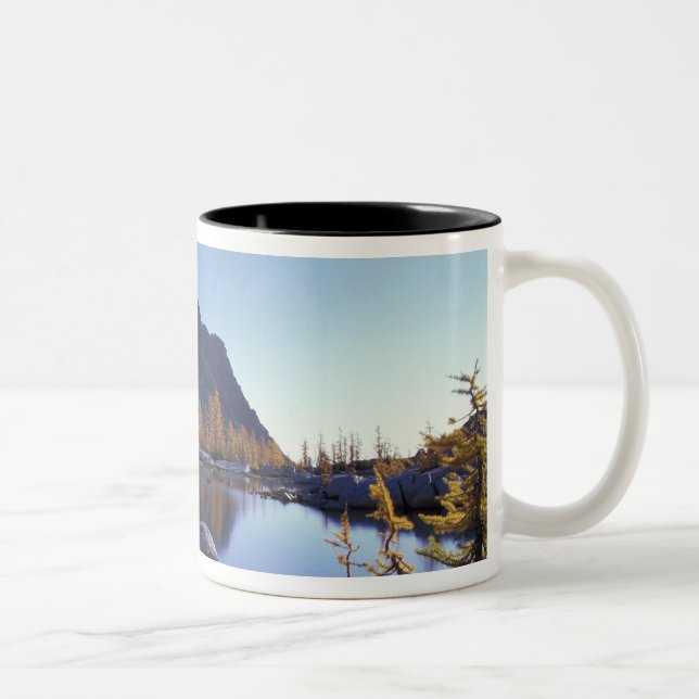 North America, USA, Washington, Enchantment Two-Tone Coffee Mug (Right)