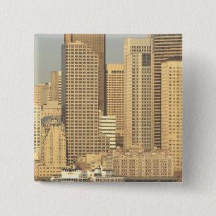 North America, USA, Washington State, Seattle. 15 Cm Square Badge