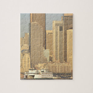 North America, USA, Washington State, Seattle. Jigsaw Puzzle