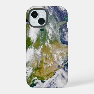 North America With Smoke Visible In Locations. iPhone 15 Case