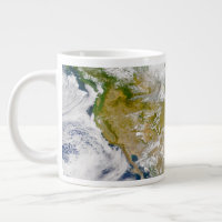 North America With Smoke Visible In Locations.