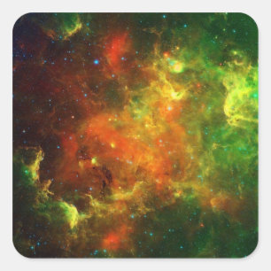 North American and Pelican Nebulae Square Sticker