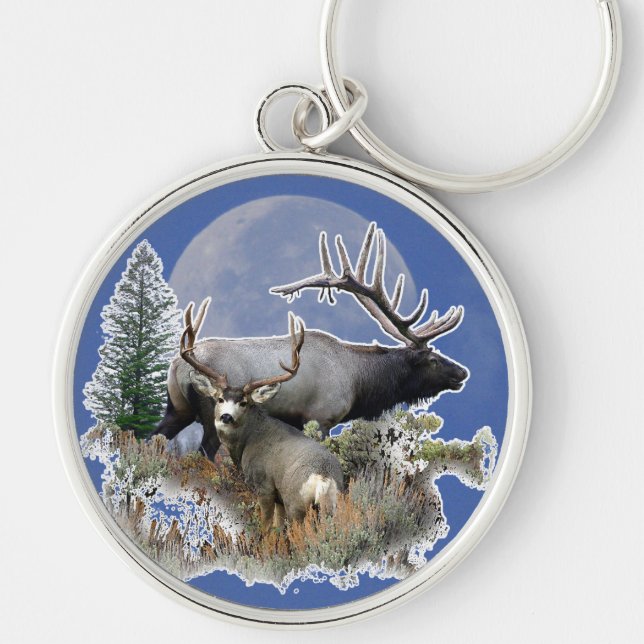 North American big game Key Ring (Front)