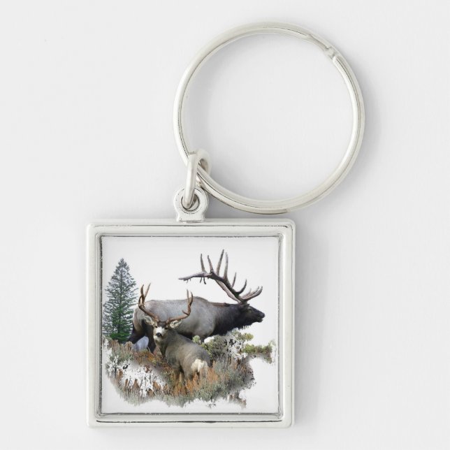 North American big game Key Ring (Front)