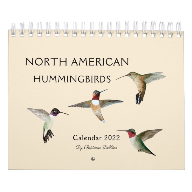 North American Hummingbirds Calendar (Cover)