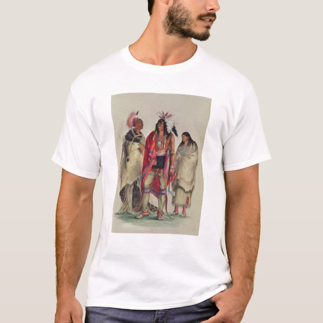 North American Indians, c.1832 T-Shirt (Front)