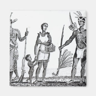 North American Indians Magnet